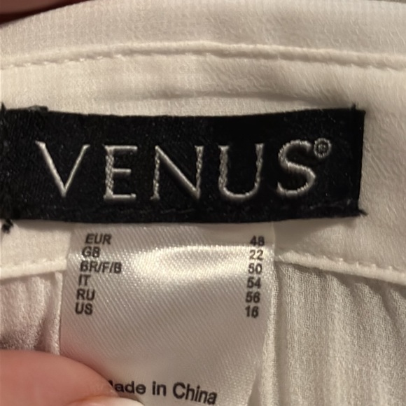 Venus Ivory sheer blouse sz 16 NWOT - Picture 4 of 5